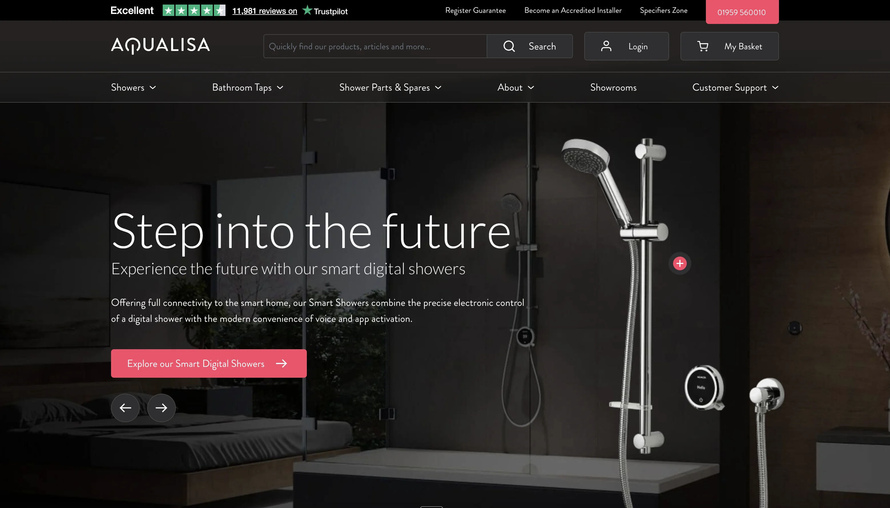 Aqualisa Digital Shower Systems